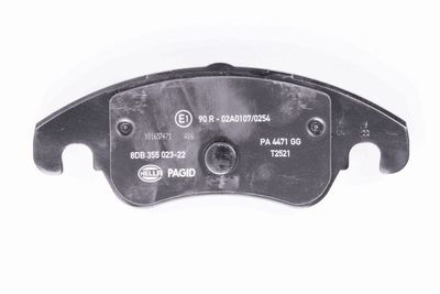 HELLA Bremsbelagsatz, Scheibenbremse (8DB 355 023-221)