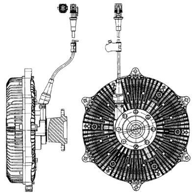 MAHLE Kupplung, Kühlerlüfter (CFC 214 000P)