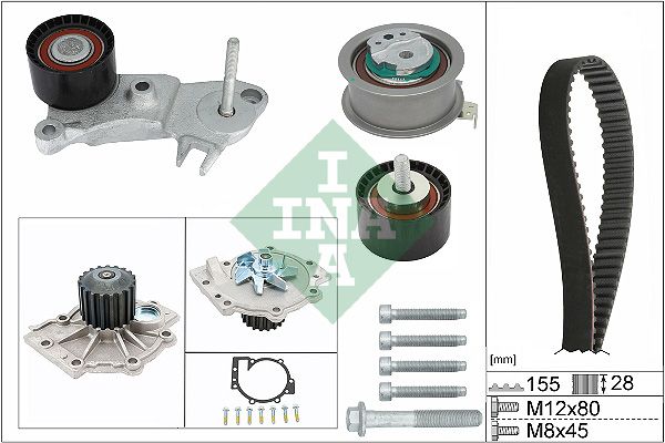 Schaeffler INA Wasserpumpe + Zahnriemensatz (530 0762 30)