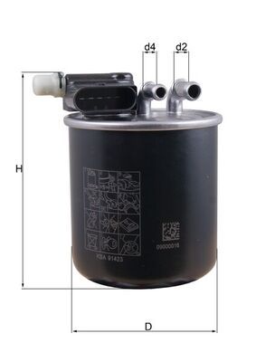 KNECHT Kraftstofffilter (KL 948)