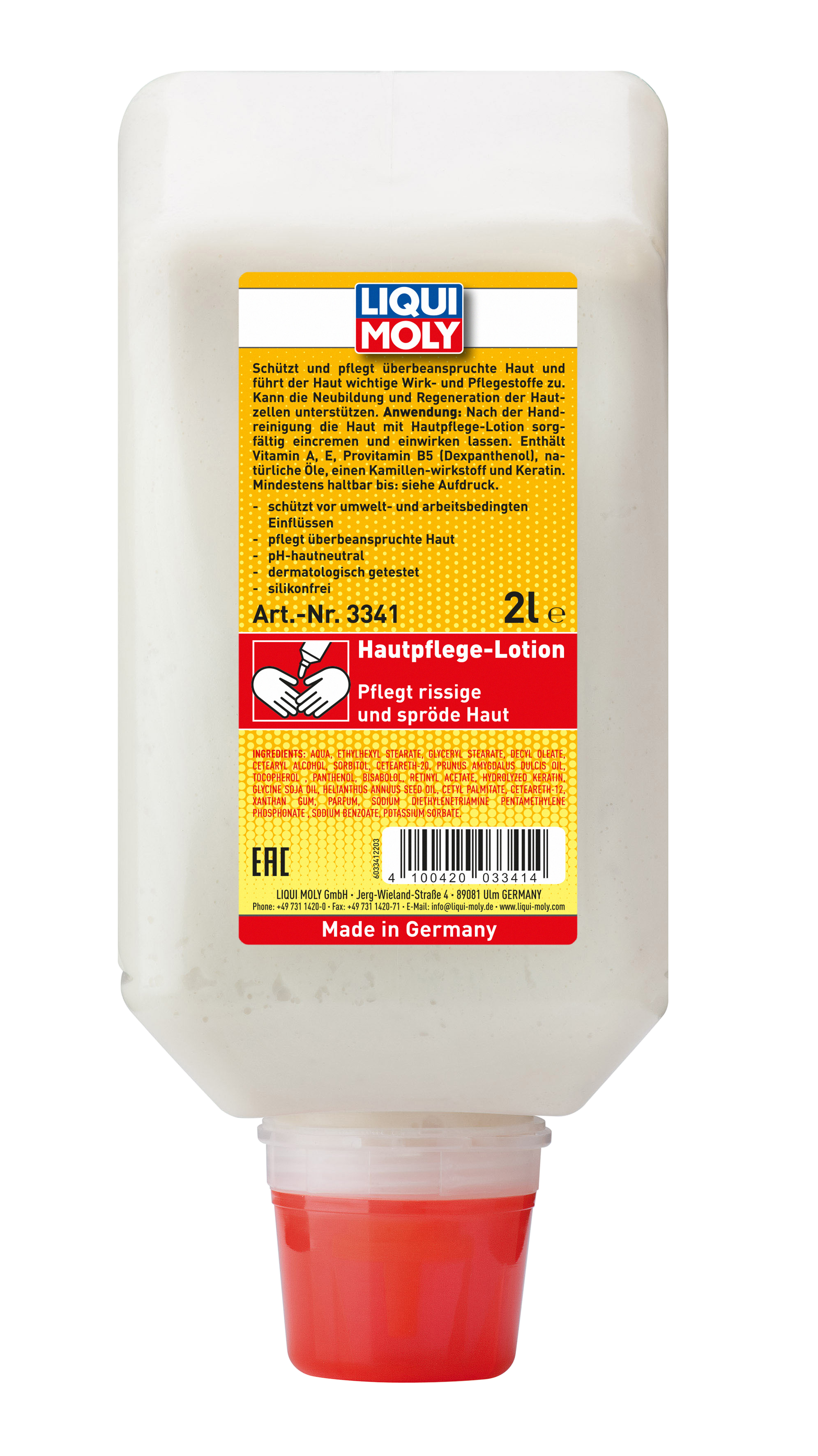 LIQUI MOLY Hautpflege-Lotion, 2 l (3341)