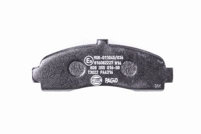 HELLA Bremsbelagsatz, Scheibenbremse (8DB 355 016-501) Thumbnail