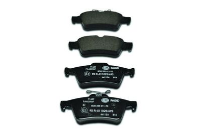 HELLA Bremsbelagsatz, Scheibenbremse (8DB 355 011-731)