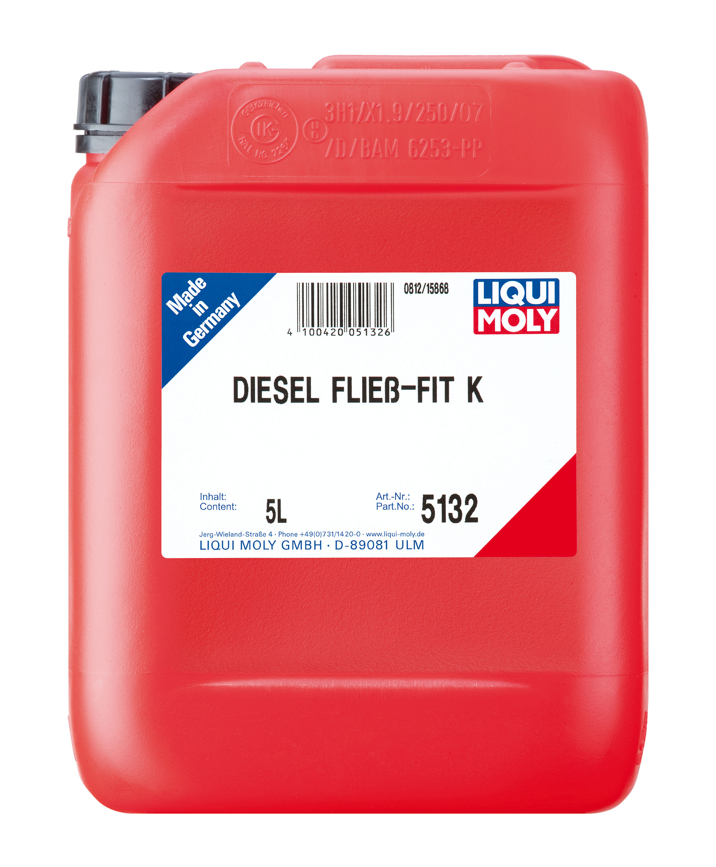 LIQUI MOLY Diesel Fließ Fit K, 5 l (5132)
