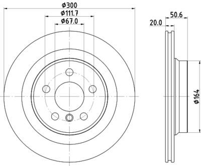 HELLA Bremsscheibe (8DD 355 122-631) Thumbnail