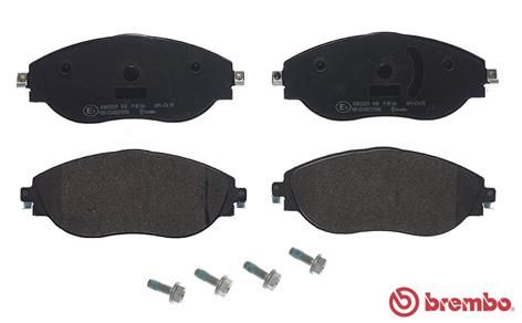 BREMBO Bremsbelagsatz, Scheibenbremse (P 85 166)