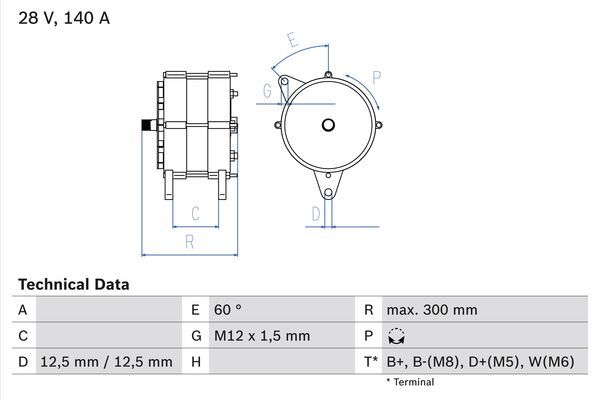BOSCH Generator (0 986 045 990)