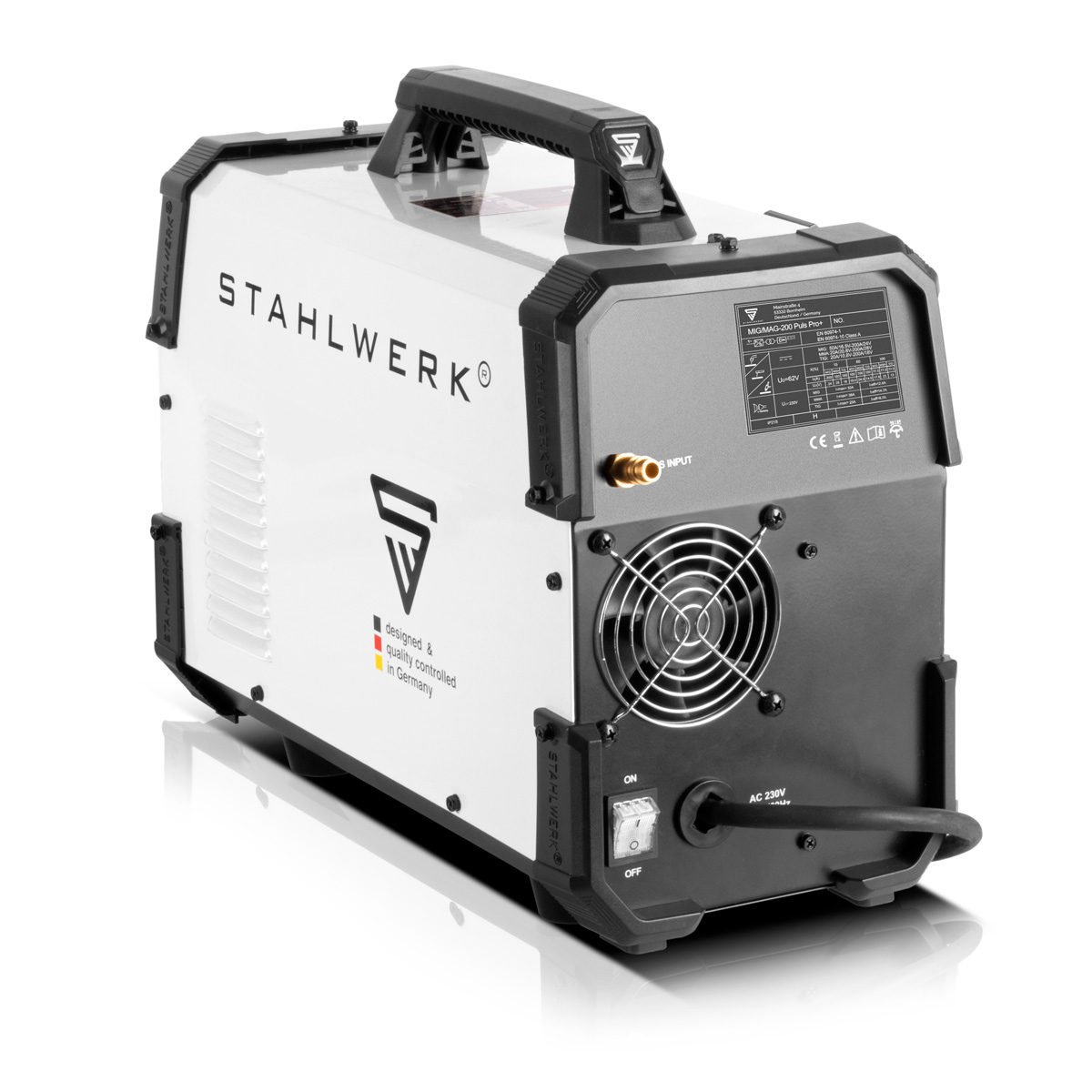 STAHLWERK Schweißgerät MIG MAG 200 Spot Puls Pro