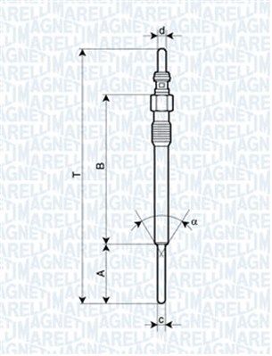 MAGNETI MARELLI Glühkerze (062900090304)