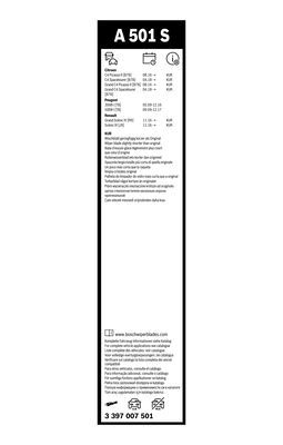 BOSCH Wischblatt (3 397 007 501)