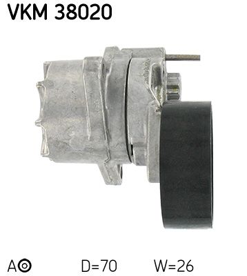 SKF Spannrolle, Keilrippenriemen (VKM 38020) SKF Spannrolle, Keilrippenriemen (VKM 38020)