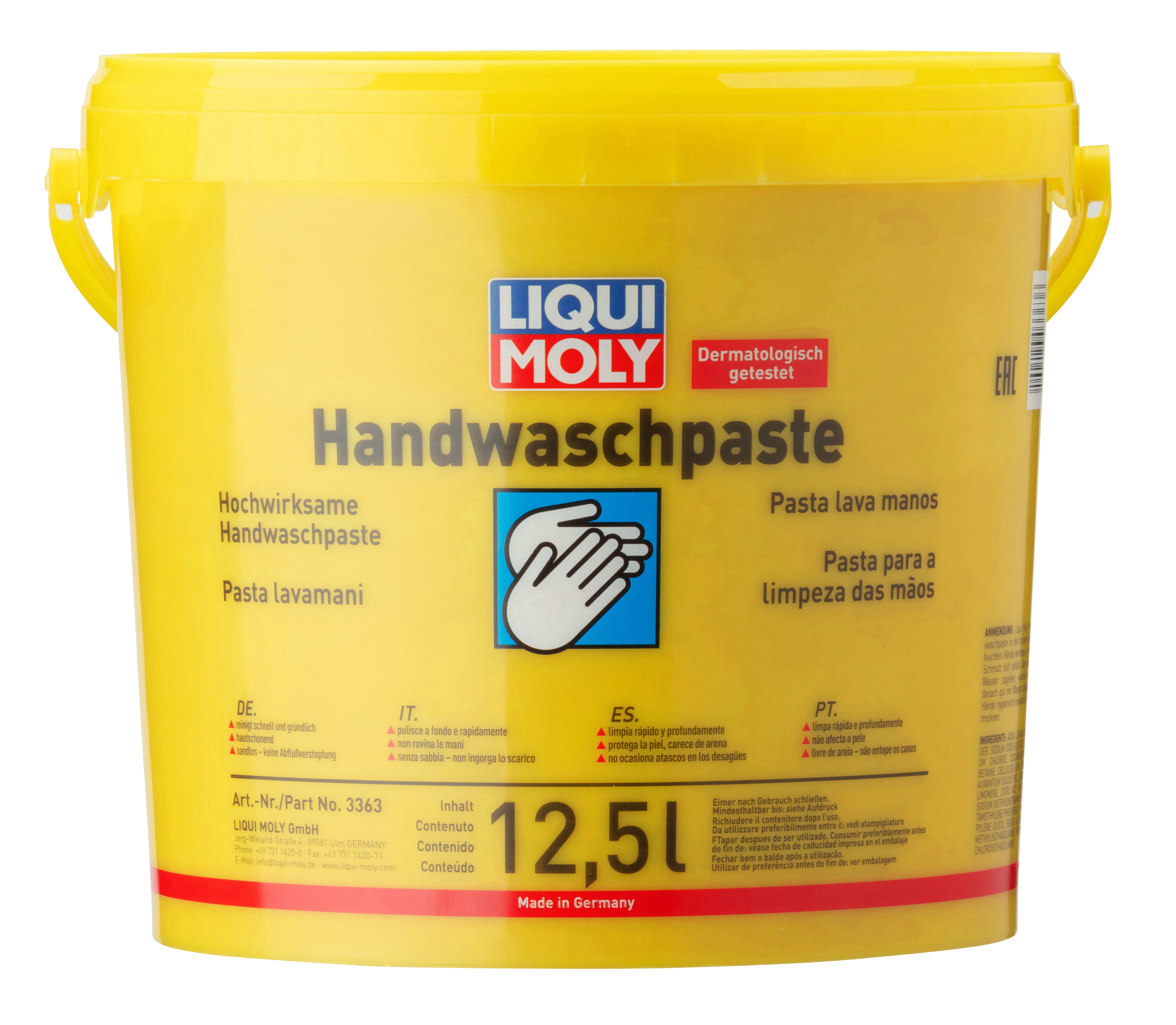 LIQUI MOLY Handwaschpaste, 12 l (3363)