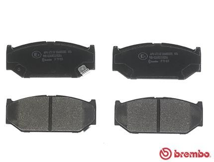 BREMBO Bremsbelagsatz, Scheibenbremse (P 79 031)