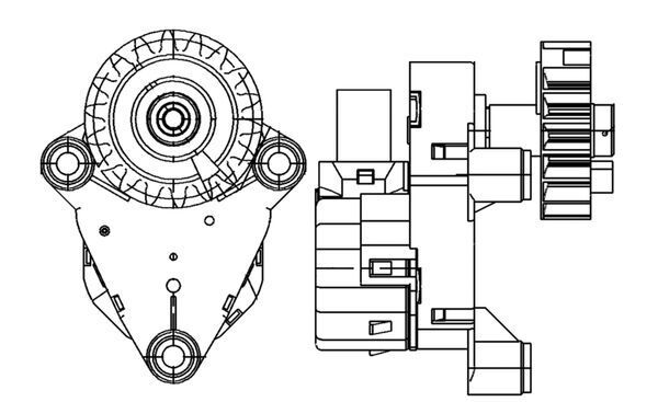 MAHLE Stellelement, Mischklappe (AA 54 000P)