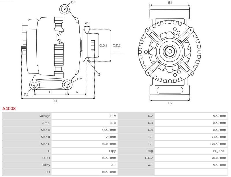 AS-PL Generator (A4008) AS-PL Generator (A4008)