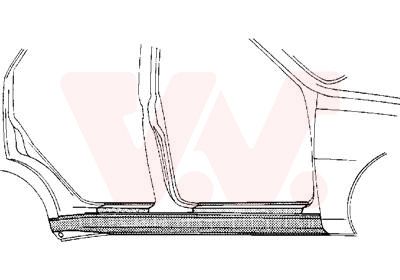 VAN WEZEL Einstiegsblech (5834104)