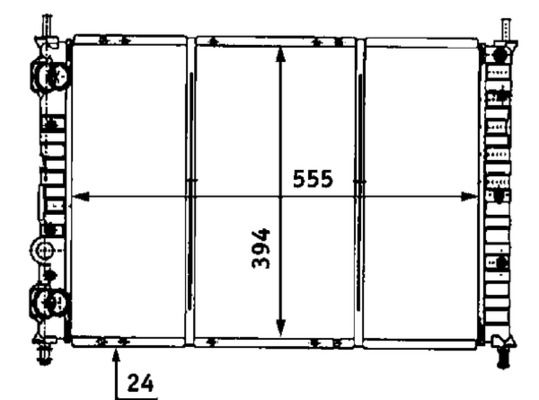 MAHLE Kühler, Motorkühlung (CR 515 000S) 4057635086257 CR 515 000S