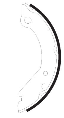 TEXTAR Bremsbackensatz, Feststellbremse (91017200)