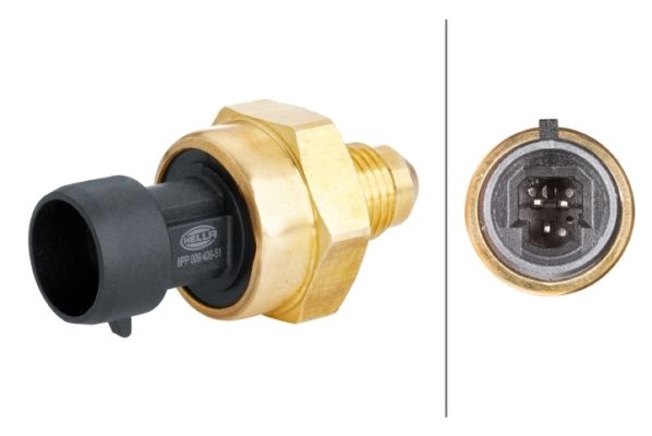 HELLA Sensor, Abgasdruck (6PP 009 409-511)