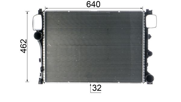 MAHLE Kühler, Motorkühlung (CR 860 000P) MAHLE Kühler, Motorkühlung (CR 860 000P)
