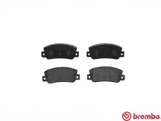 BREMBO Bremsbelagsatz, Scheibenbremse (P 23 032)