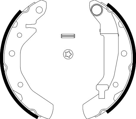 HELLA Bremsbackensatz (8DB 355 001-741)