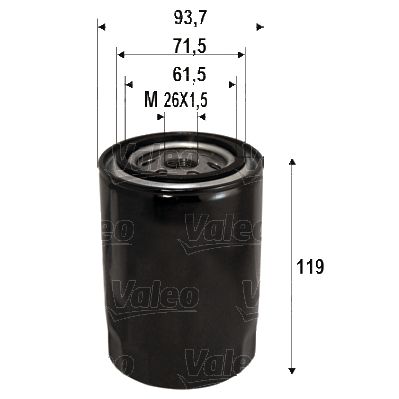 VALEO Ölfilter (586090)