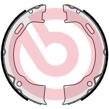 BREMBO Bremsbackensatz, Feststellbremse (S 24 549)