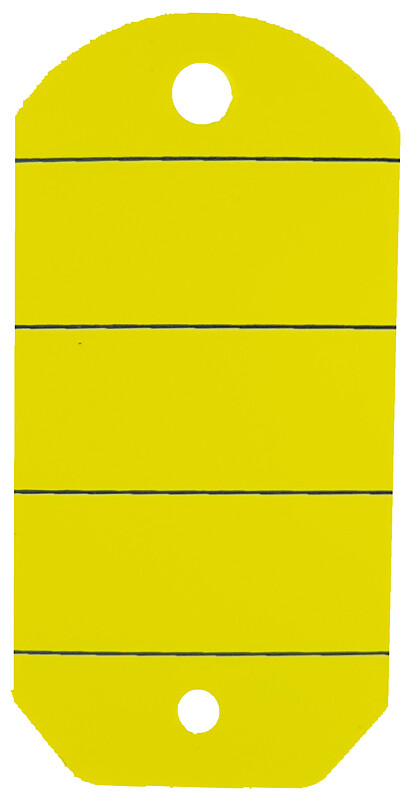 Schlüsselanhänger Profi 1 gelb VE200 (7410-002-014) | NORMFEST