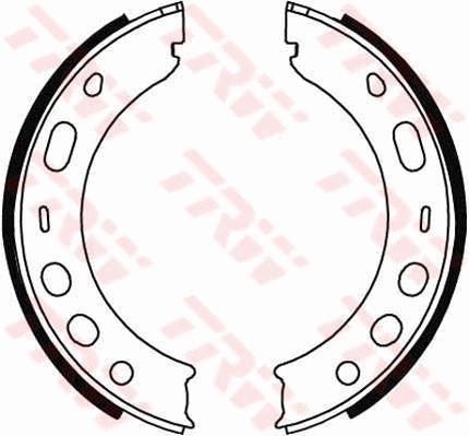 TRW Bremsbackensatz, Feststellbremse (GS8706)