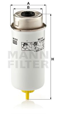 MANN-FILTER Kraftstofffilter (WK 8154) Thumbnail