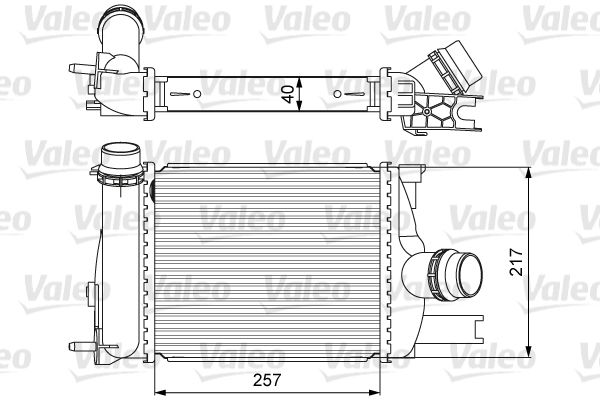 VALEO Ladeluftkühler (818622)