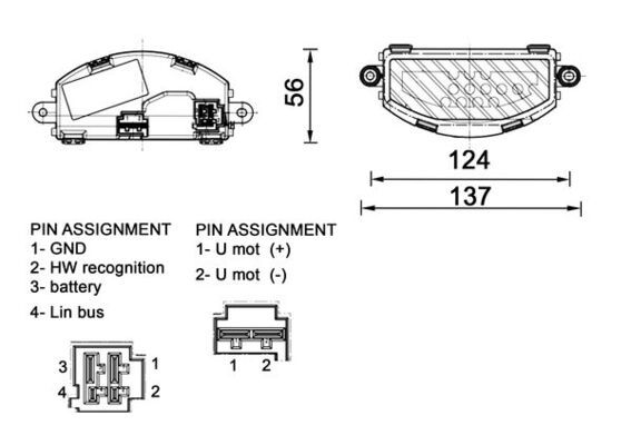 MAHLE Regler, Innenraumgebläse (ABR 155 000P)