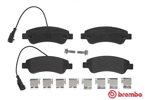 BREMBO Bremsbelagsatz, Scheibenbremse (P 61 125)