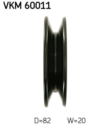 SKF Umlenk-/Führungsrolle, Keilriemen (VKM 60011)