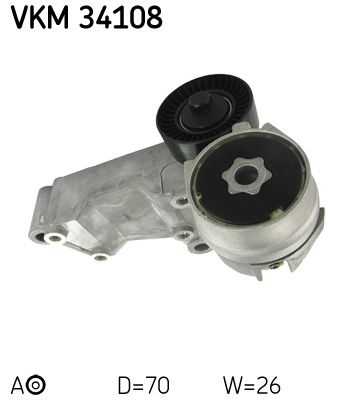 SKF Spannrolle, Keilrippenriemen (VKM 34108)