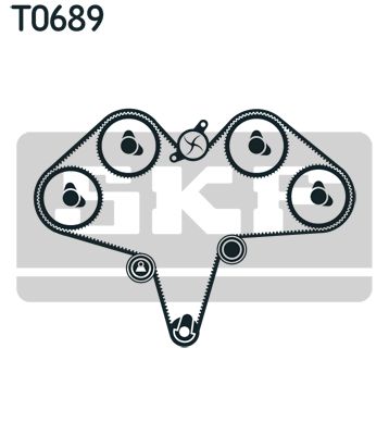 SKF Zahnriemensatz (VKMA 95000) SKF Zahnriemensatz (VKMA 95000)