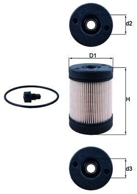 KNECHT Harnstofffilter (UX 2D)