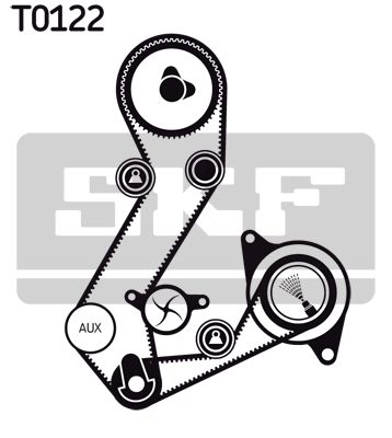 SKF Wasserpumpe + Zahnriemensatz (VKMC 04103-3)