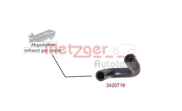 METZGER Kühlerschlauch (2420719)