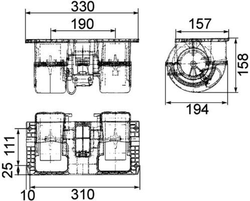 MAHLE Innenraumgebläse (AB 67 000P) MAHLE Innenraumgebläse (AB 67 000P)