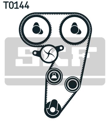 SKF Wasserpumpe + Zahnriemensatz (VKMC 02181)