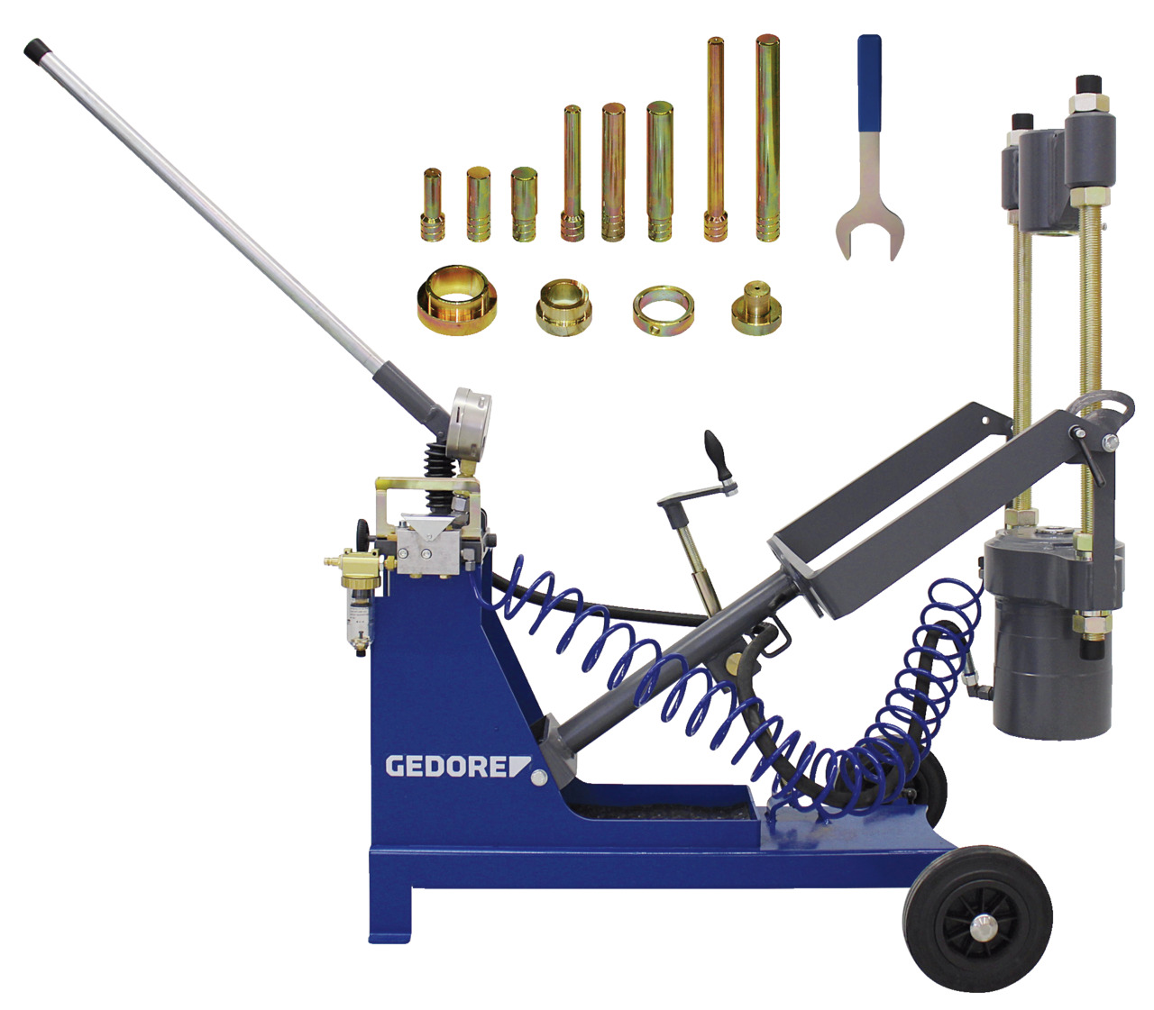 Achsschenkenbolzen Presse, 65 t, mit Hülsensatz (KL-1000-20 A) 4046459159155 KL-1000-20 A