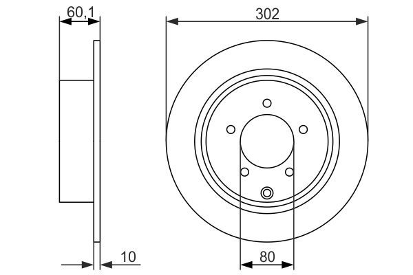 BOSCH Bremsscheibe (0 986 479 746)