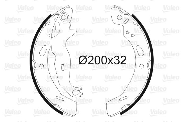 VALEO Bremsbackensatz (564139)