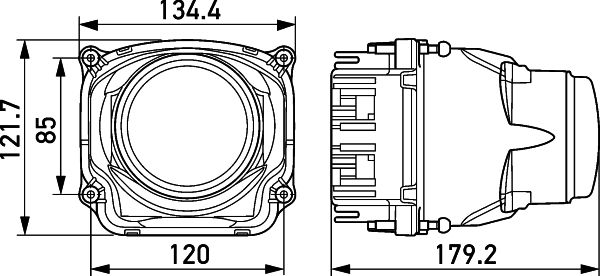 HELLA Scheinwerfereinsatz, Hauptscheinwerfer (1AL 012 758-101)