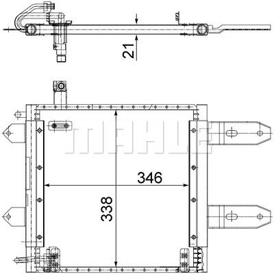 MAHLE Kondensator, Klimaanlage (AC 287 000S)