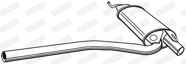 WALKER Mittelschalldämpfer (21190) Thumbnail
