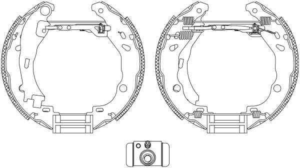 TEXTAR Bremsbackensatz (84061602)