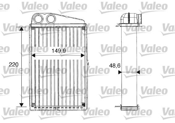 VALEO Wärmetauscher, Innenraumheizung (812247) Thumbnail